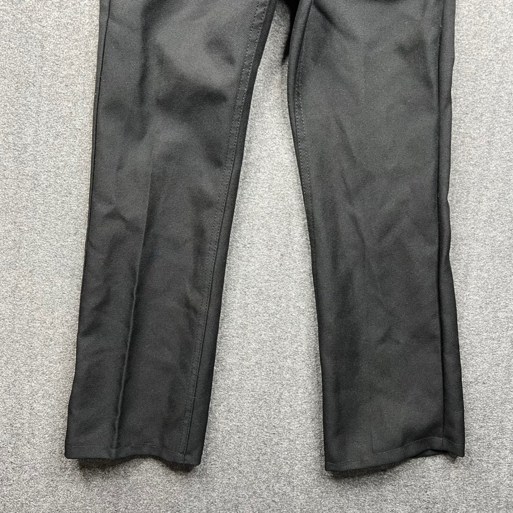 Wrangler Wrancher Dress Jeans Mens 30 Black Fits 30x27 Bootcut Twill - Picture 9 of 14